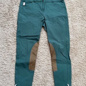 The Tailored Sportsman Teal Riding Pants